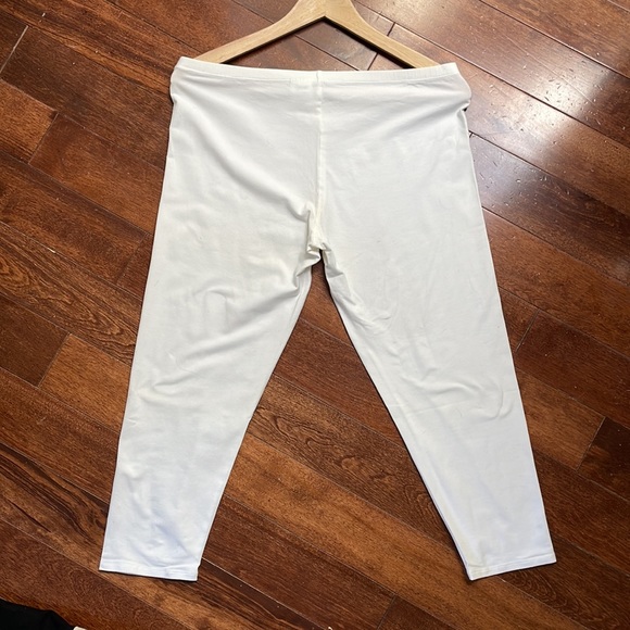 Eileen Fisher white cotton leggings - Picture 4 of 5